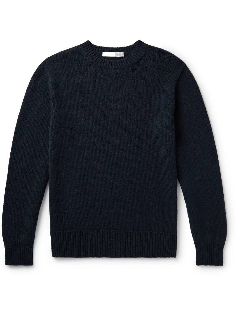 Inis Meáin - Merino Wool and Cashmere-Blend Sweater - Men - Blue - XXL von Inis Meáin