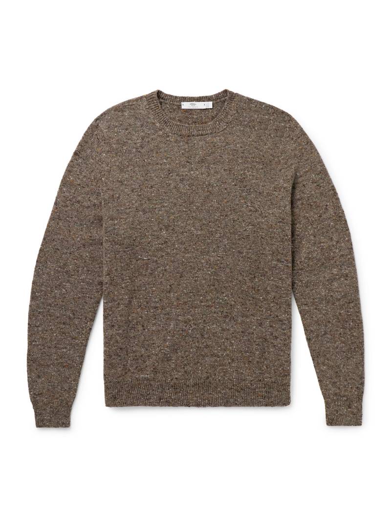 Inis Meáin - Merino Wool and Cashmere-Blend Sweater - Men - Brown - S von Inis Meáin