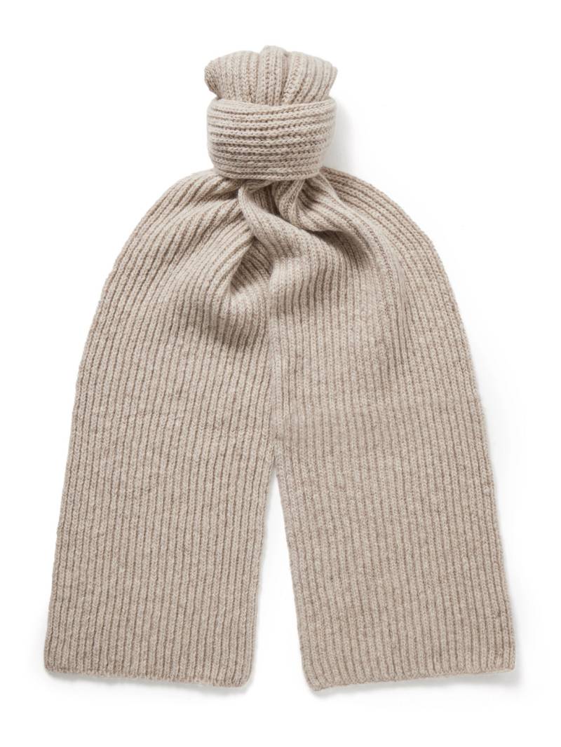 Inis Meáin - Ribbed Cashmere Scarf - Men - Neutrals von Inis Meáin