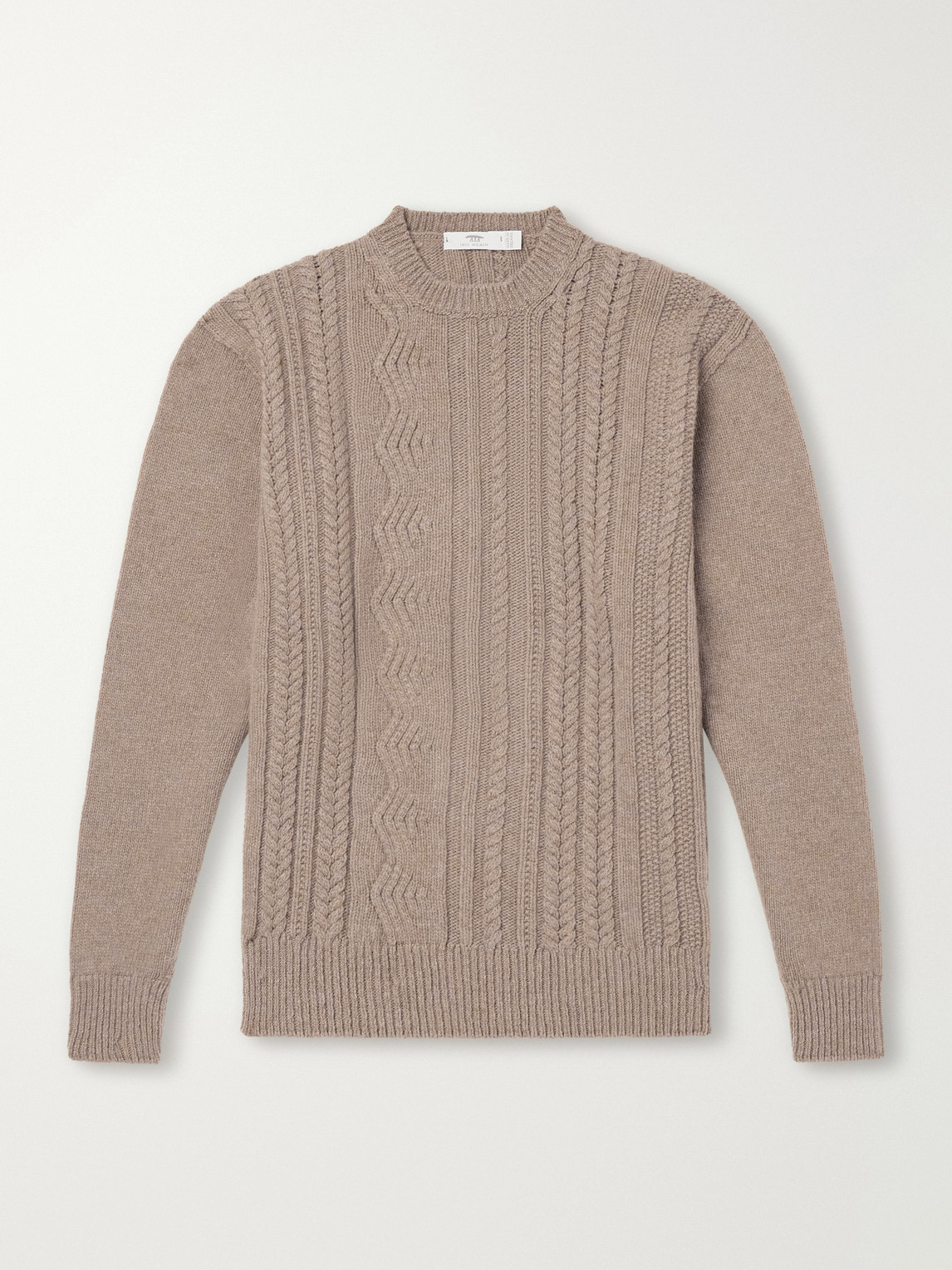 Inis Meáin - Ridges Aran Textured-Wool Sweater - Men - Neutrals - L von Inis Meáin