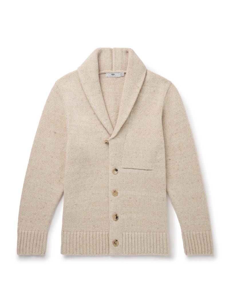 Inis Meáin - Shawl-Collar Merino Wool and Cashmere-Blend Cardigan - Men - Neutrals - XXL von Inis Meáin