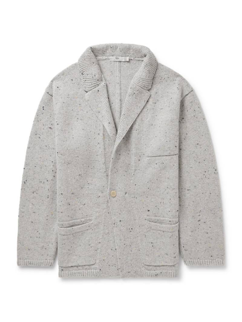 Inis Meáin - Unstructured Merino Wool and Cashmere-Blend Cardigan - Men - Gray - L von Inis Meáin