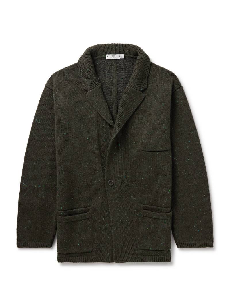 Inis Meáin - Unstructured Merino Wool and Cashmere-Blend Cardigan - Men - Green - XXL von Inis Meáin