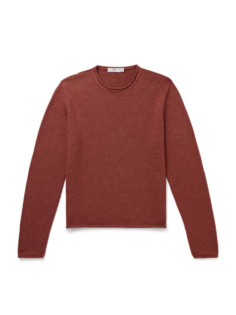 Inis Meáin - Wool and Linen-Blend Sweater - Men - Red - S von Inis Meáin