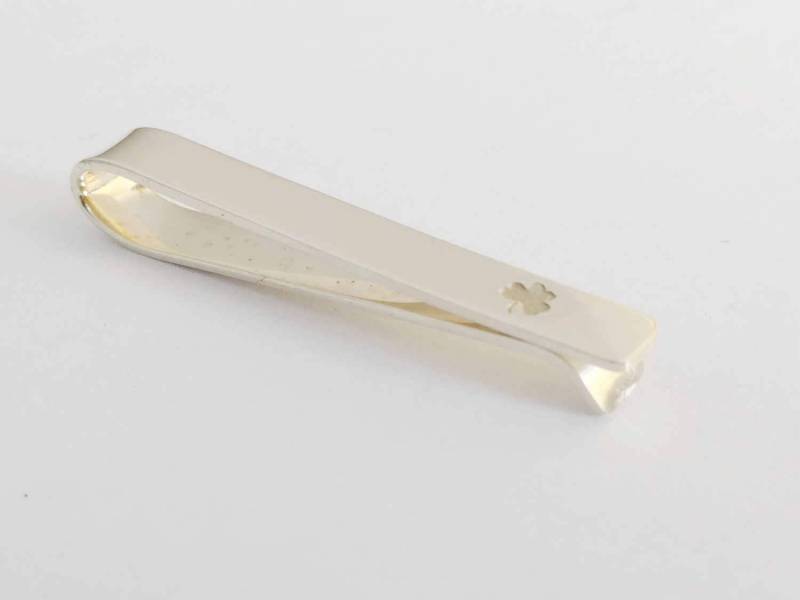 Kleeblatt Krawattenklammer, Symbol Von Irland Krawattenklammer Für Bräutigam, Personalisierte Hochzeit St. Patricks Tagesgeschenk, Schmuck von InitialNecklaces