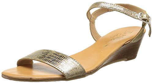 Initiale Torsade, Damen Sandalen Gold Or (Cristal Taupe) 36 von Initiale