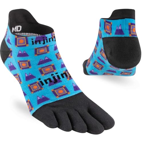 Injinji ARTIST DESIGNED MEN'S NO-SHOW SUMMIT L von Injinji