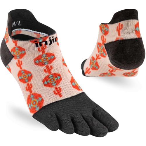 Injinji ARTIST DESIGNED Zehensocken WOMEN'S NO-SHOW PATHFINDER M/L von Injinji
