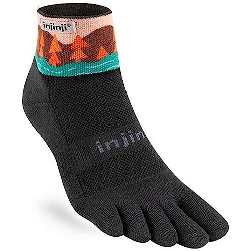 Injinji Artist Designed Men's Mini-Crew Stream L von Injinji