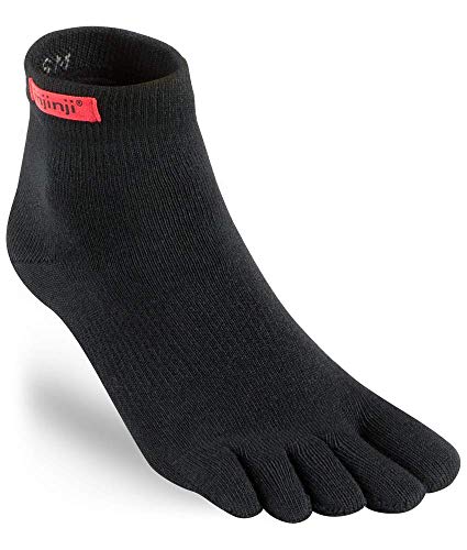 Injinji Herren Sport Mini Crew Zehensocken, Herren, schwarz, Small Injinji Herren Sport Mini Crew Zehensocken, Herren, schwarz, Small von Injinji
