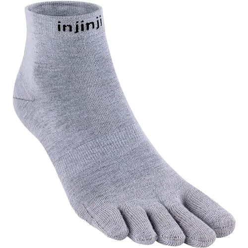 Injinji LINER MINI-CREW HEATHER GRAY L von Injinji