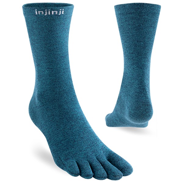 Injinji - Liner Crew - Multifunktionssocken Gr M blau von Injinji