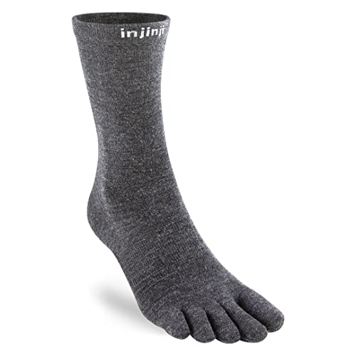 Injinji Liner Crew Wool Slate M von Injinji