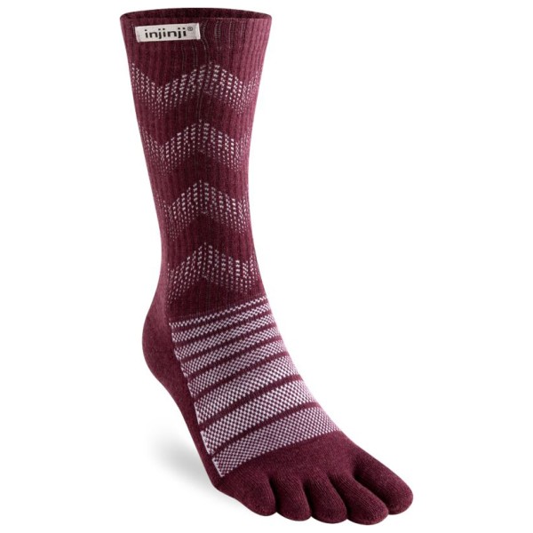 Injinji - Outdoor Midweight Crew Wool - Wandersocken Gr M rot von Injinji
