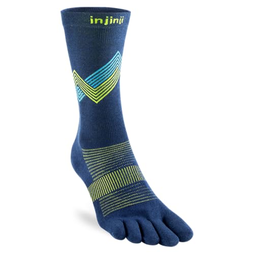 Injinji RUN LIGHTWEIGHT CREW GLOW M von Injinji