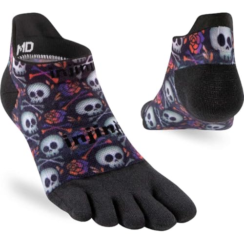 Injinji RUN LIGHTWEIGHT NO-SHOW SPECTRUM BONES M von Injinji