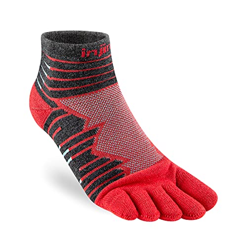 Injinji RUN TECHNICAL MINI-CREW LAVA M von Injinji