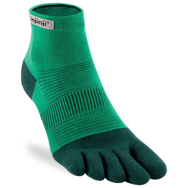 Injinji - Run Lightweight Mini-Crew - Laufsocken Gr S grün von Injinji