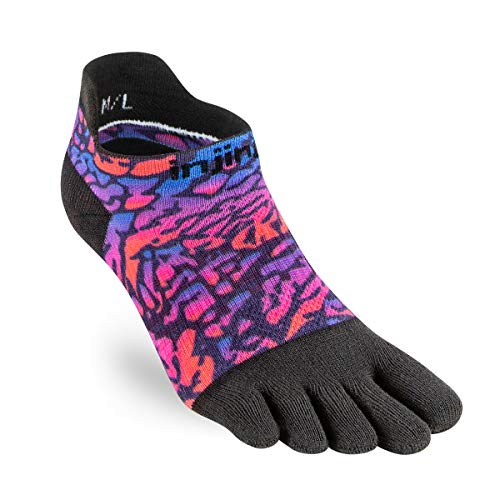 Injinji Leichte Damen-Sportsocken, lavendelfarben, Medium-Large von Injinji