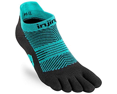 Injinji Damen Leicht – No-Show Sportsocken, Schmuck, M von Injinji