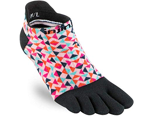 Injinji Run Lightweight NoShow Retro Women's Socks Size : 40.5-44.5 von Injinji