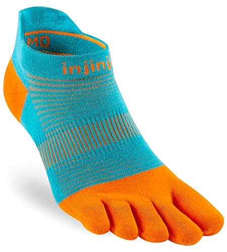 Injinji Run - No-Show - Lightweight - Tangelo von Injinji