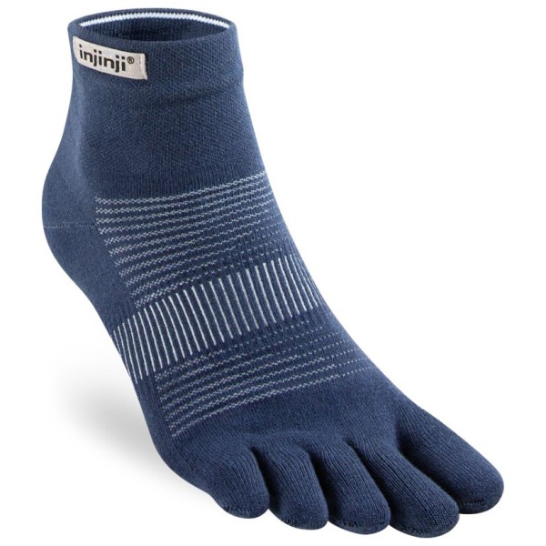 Injinji - Run Original Weight Mini Crew - Laufsocken Gr S blau von Injinji