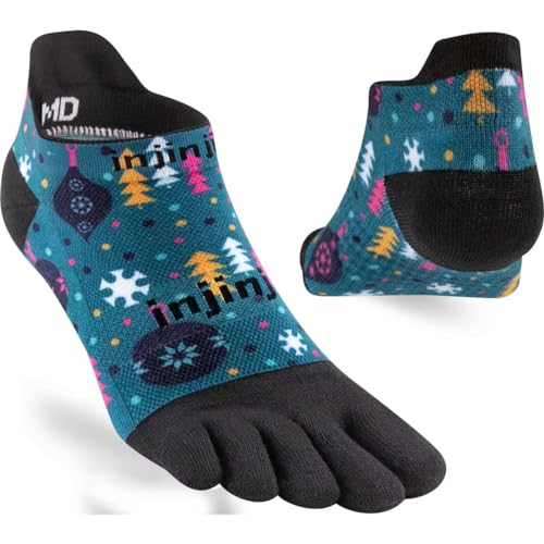 Injinji SPECTRUM RUN LIGHTWEIGHT NO-SHOW DAZZLE L von Injinji