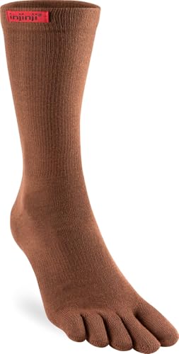 Injinji SPORT ORIGINAL WEIGHT CREW BROWN L von Injinji