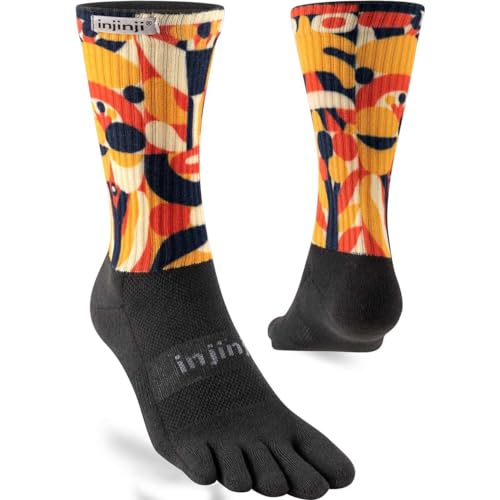 Injinji TRAIL MIDWEIGHT CREW ARTIST DESIGNED MARIPOSA M von Injinji