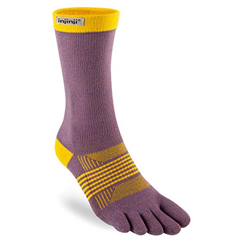 Injinji Trail Midweight Crew Coolmax Teensokken Blossom Dames von Injinji