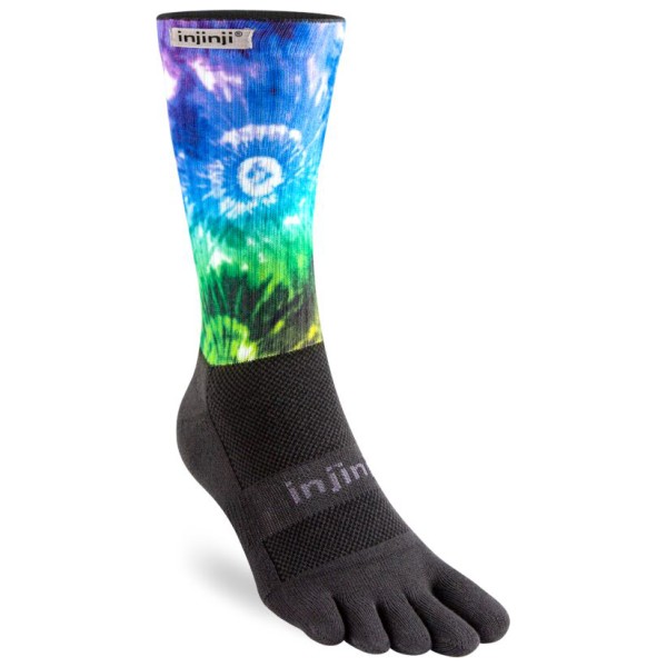 Injinji - Trail Midweight Crew Spectrum - Laufsocken Gr S grau von Injinji
