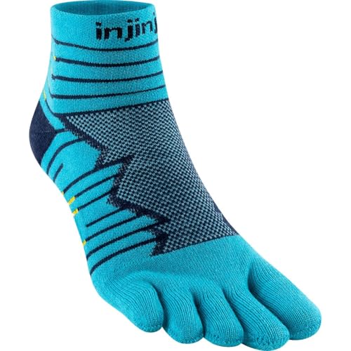 Injinji ULTRA RUN MINI-CREW PACIFIC BLUE L (EU: 44.5-47) von Injinji