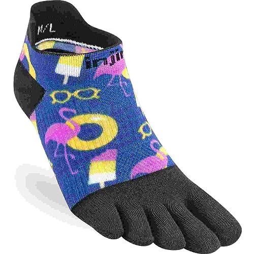 Injinji WOMEN'S SPECTRUM RUN LIGHTWEIGHT NO-SHOW PARADISE M/L von Injinji