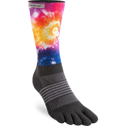 Injinji WOMEN'S TRAIL MIDWEIGHT CREW SPECTRUM-THE COURTNEY CREW MOAB M/L von Injinji