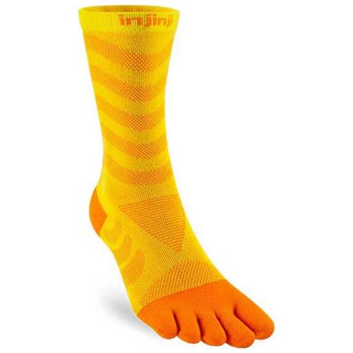 Injinji WOMEN'S ULTRA RUN CREW SUNFLOWER M/L (EU: 40.5-44.5+) von Injinji