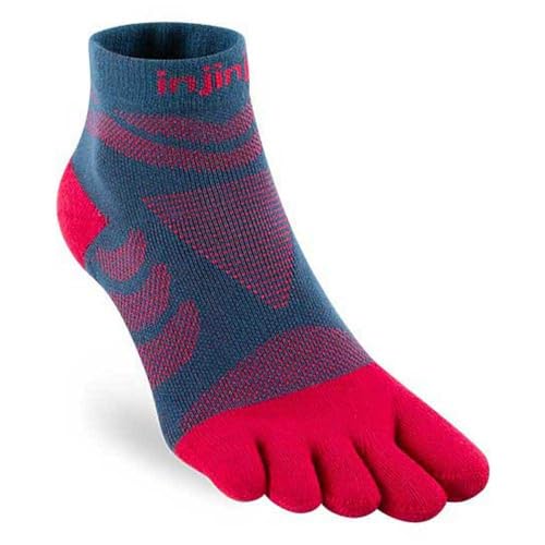 Injinji WOMEN'S ULTRA RUN MINI-CREW BERRY M/L (EU: 40.5-44.5+) von Injinji