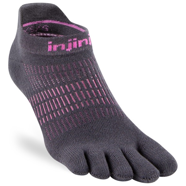 Injinji - Women's Run Lightweight No-Show - Laufsocken Gr M/L grau von Injinji