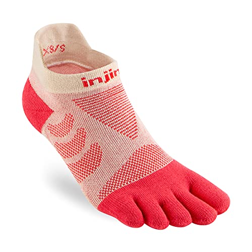 Injinji Women's Run Technical NO-Show Peach M/L Injinji Women's Run Technical NO-Show Peach M/L von Injinji