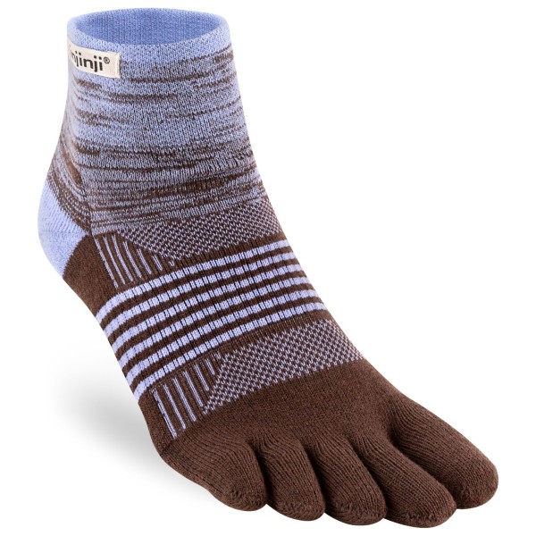 Injinji - Women's Trail Midweight Mini Crew - Wandersocken Gr M/L braun von Injinji