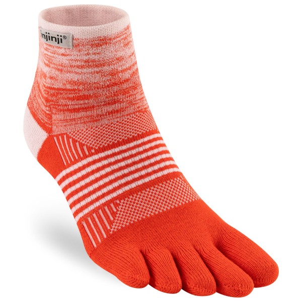Injinji - Women's Trail Midweight Mini Crew - Wandersocken Gr M/L rot von Injinji