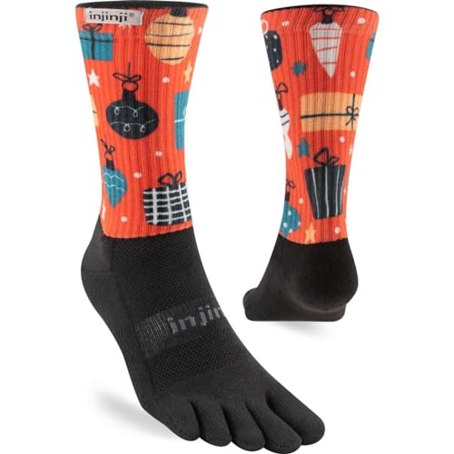Injinji Zehensocken SPECTRUM TRAIL MIDWEIGHT CREW BOWS L von Injinji