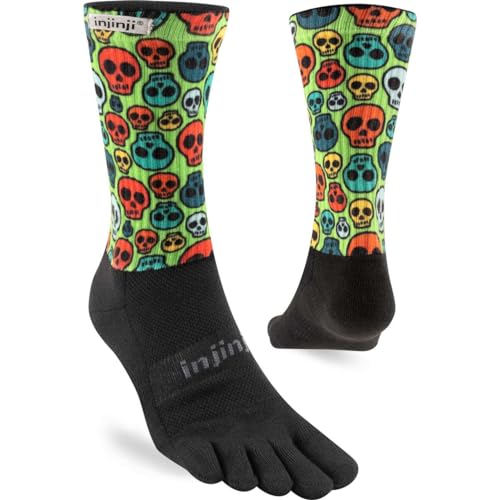 Injinji Zehensocken SPECTRUM TRAIL MIDWEIGHT CREW GRIM L von Injinji