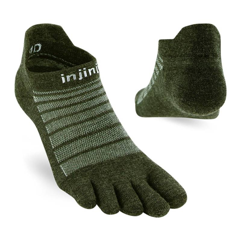 Run Lightweight No-Show Merino Wool M von Injinji