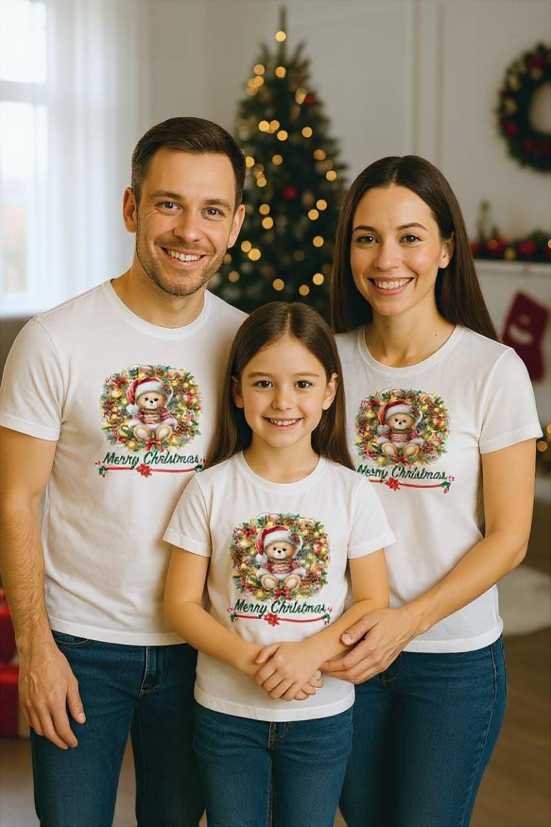 Familien-Weihnachtsfest-Saison T-Shirt. Konstelose Lieferung von InkVibesStore