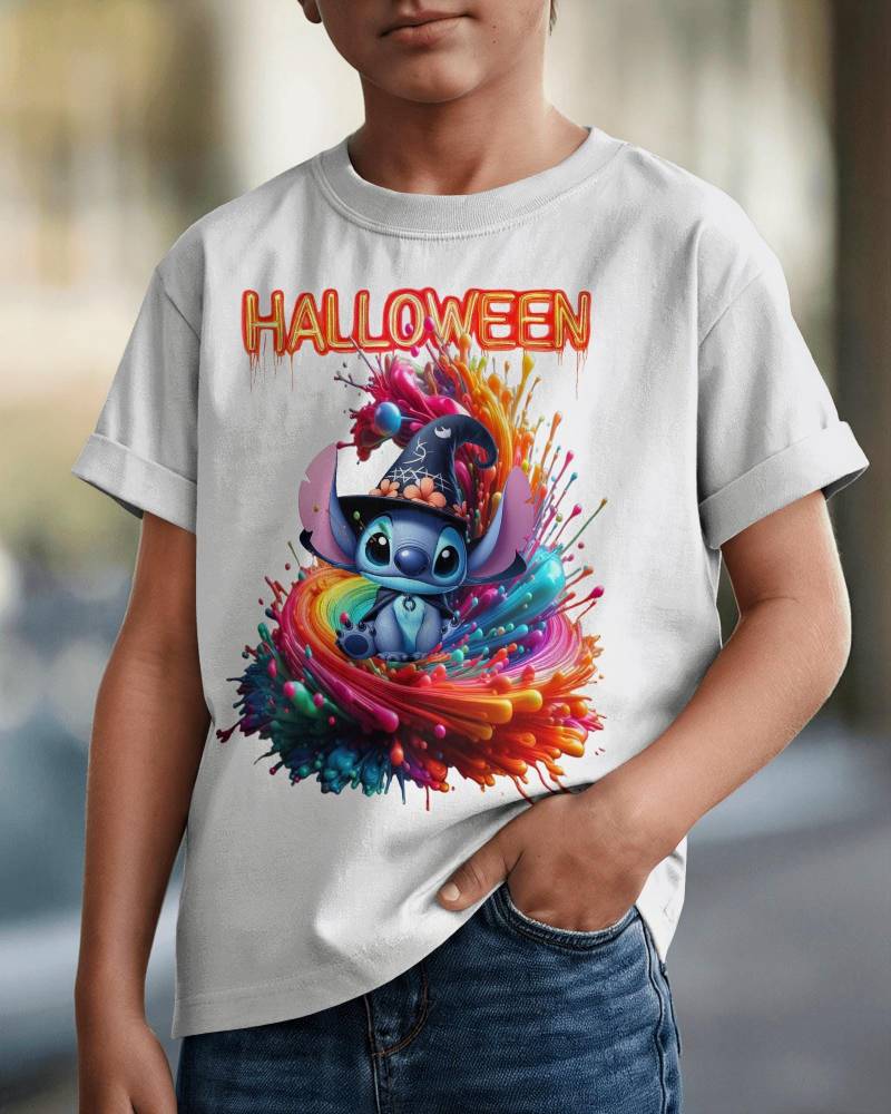 Halloween-stich-Spritzer-T-Shirt. Kostenlose Lieferung von InkVibesStore