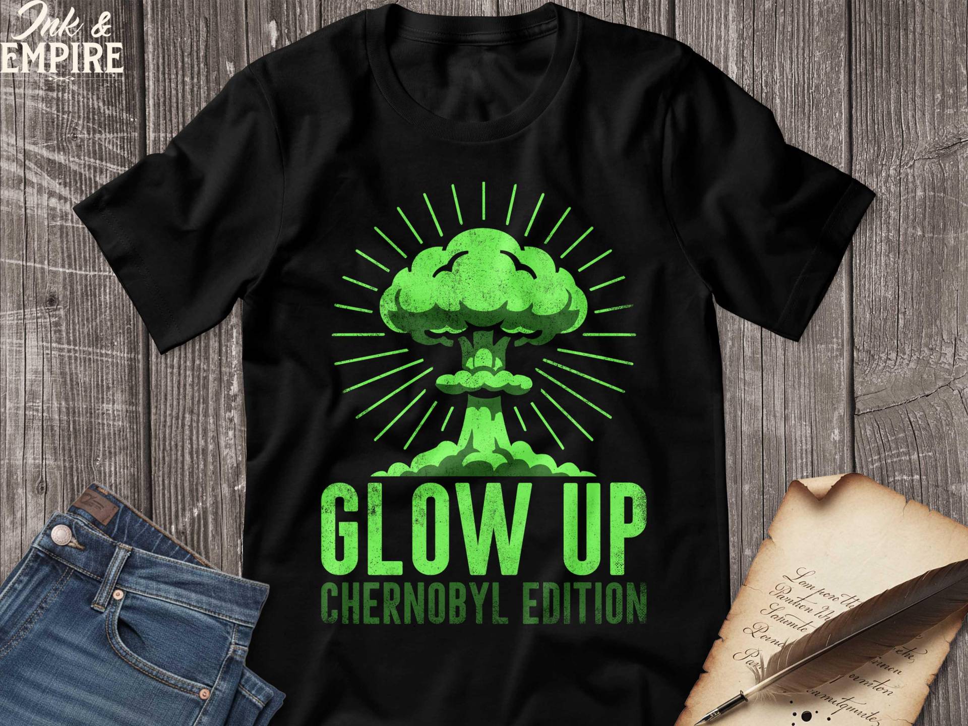 Glow Up Chernobyl Edition Shirt - Dark Humor Geschichte Meme T-Shirt Glow Up Chernobyl Edition Shirt - Dark Humor Geschichte Meme T-Shirt von InkandEmpire