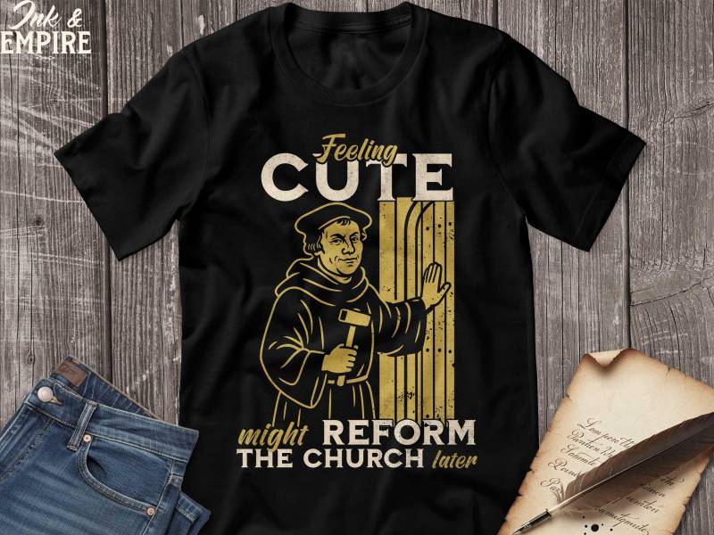 Lustiges Martin-Luther-T-Shirt Verbesserungs-Humor-T-stück Lustiges Martin-Luther-T-Shirt Verbesserungs-Humor-T-stück von InkandEmpire