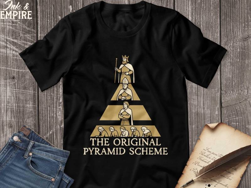 Mittelalterliches Geschichts-Satire-Shirt Aus Den 70Er Jahren Mittelalterliches Geschichts-Satire-Shirt Aus Den 70Er Jahren von InkandEmpire