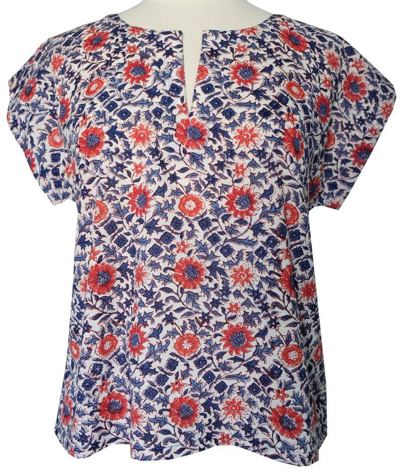 Flügelärmeliges Sommer Top - Ringelblume Flügelärmeliges Sommer Top - Ringelblume von Inkandblock